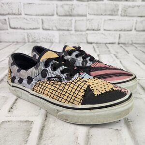 Vans Era x  Nightmare Before Christmas "Sally" Kids Size 3.5 Patchwork Sneakers